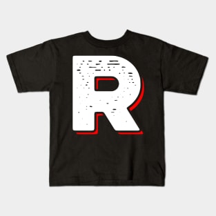 'Basic Letter R' Awesome Alphabet Gift Kids T-Shirt